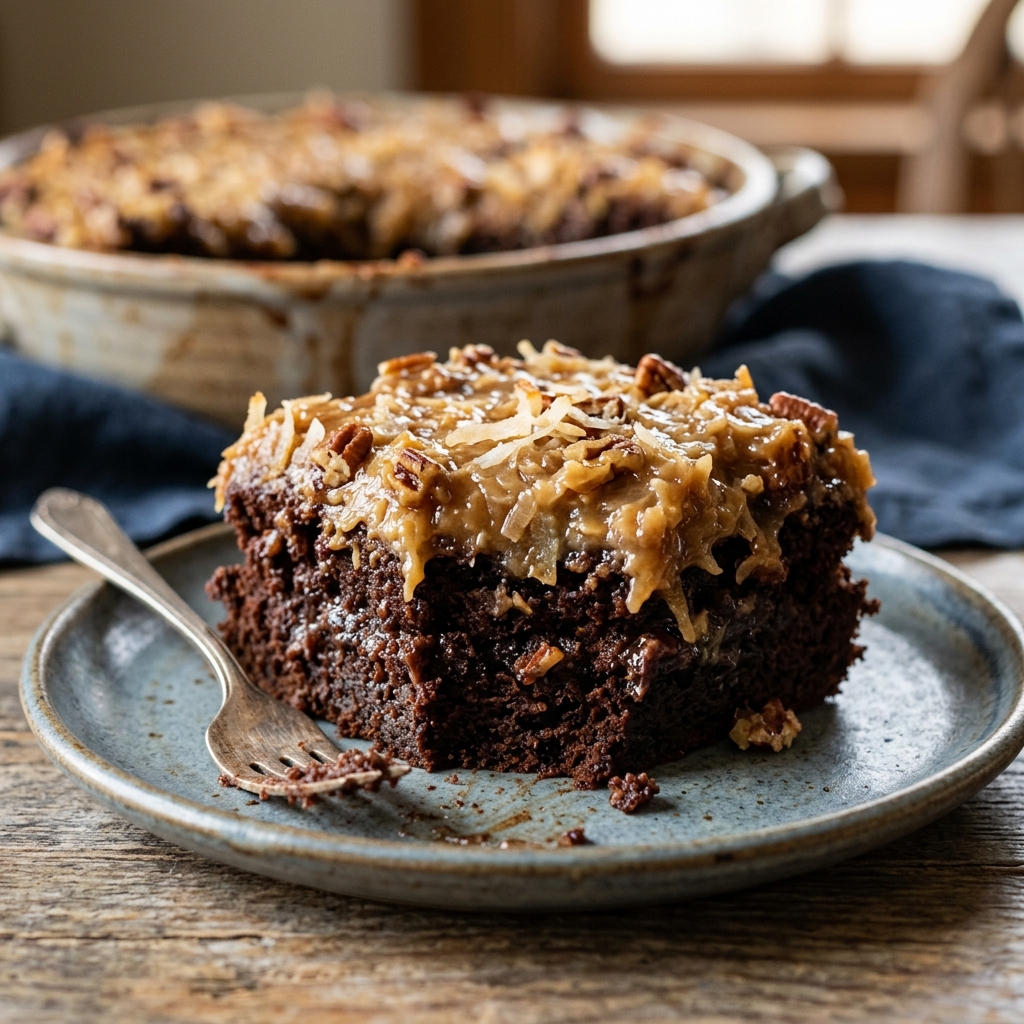 German Chocolate Dump Cake German Chocolate Dump Cake